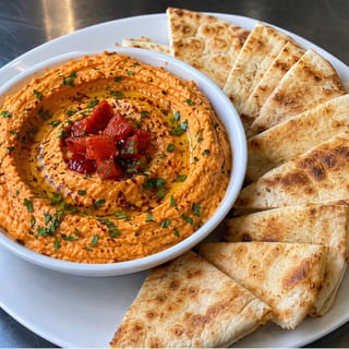 Roasted Red Pepper Hummus