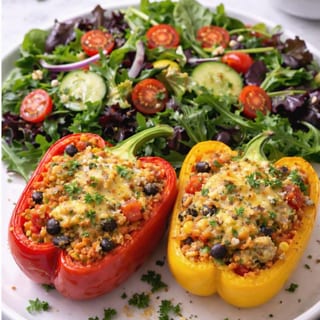 Stuffed Pepper Dinner Plate