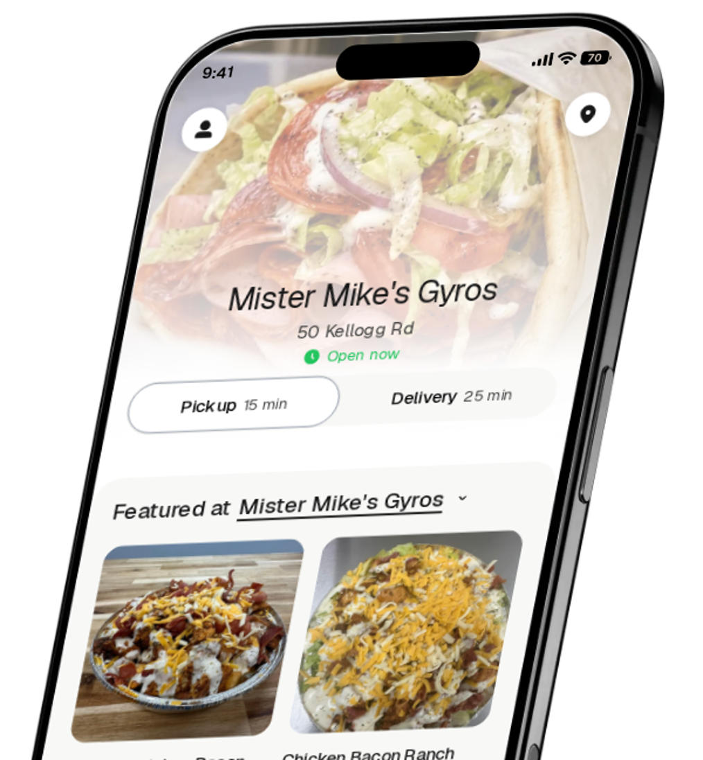 Mister Mike's Gyros app preview