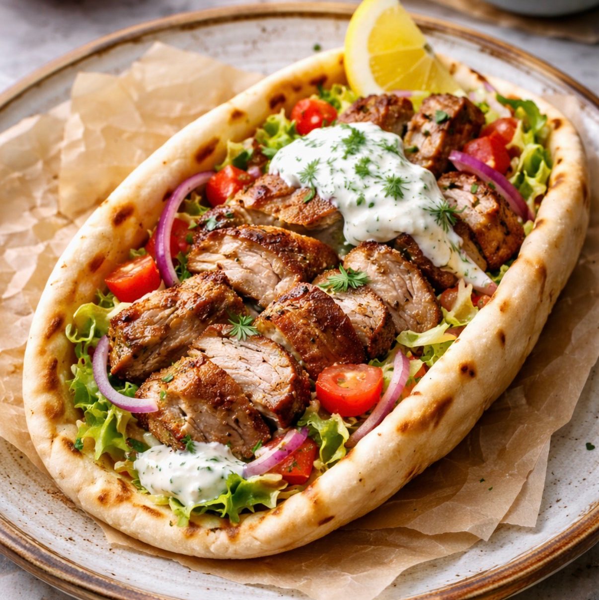 Pork Gyro.
