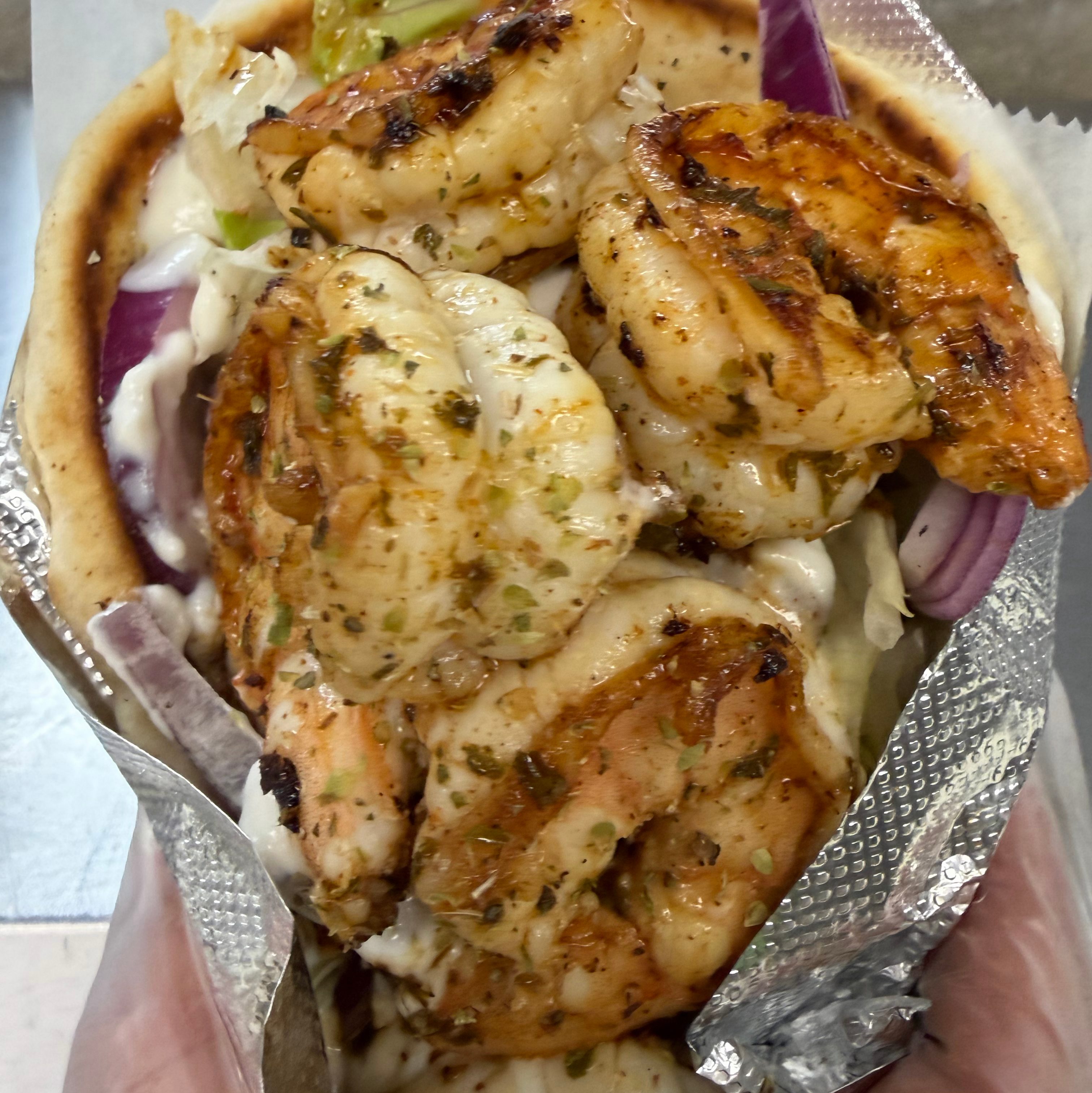 Shrimp Gyro.