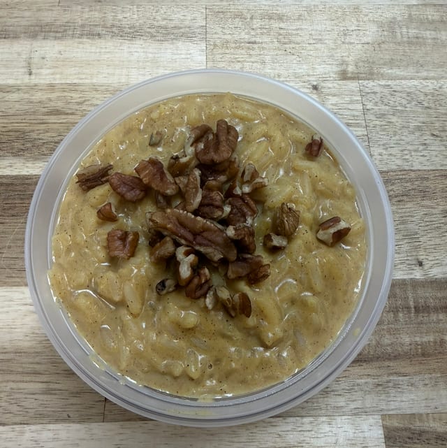Pumpkin Rice Pudding.