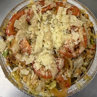 Chopped Chicken Caesar Gyro Bowl