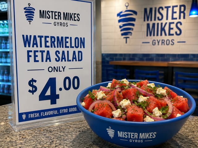 Watermelon Feta Salad.