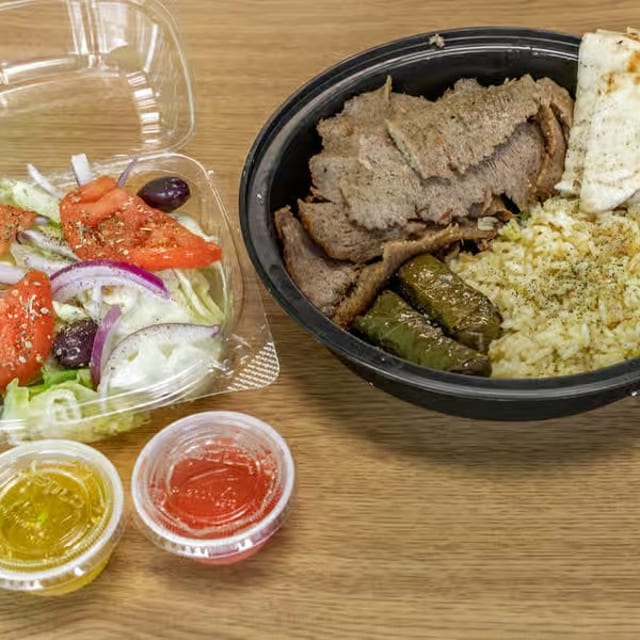 Lamb & Beef Dinner Plate.