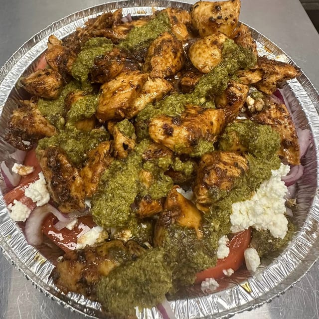 Chicken Pesto Gyro Bowl.