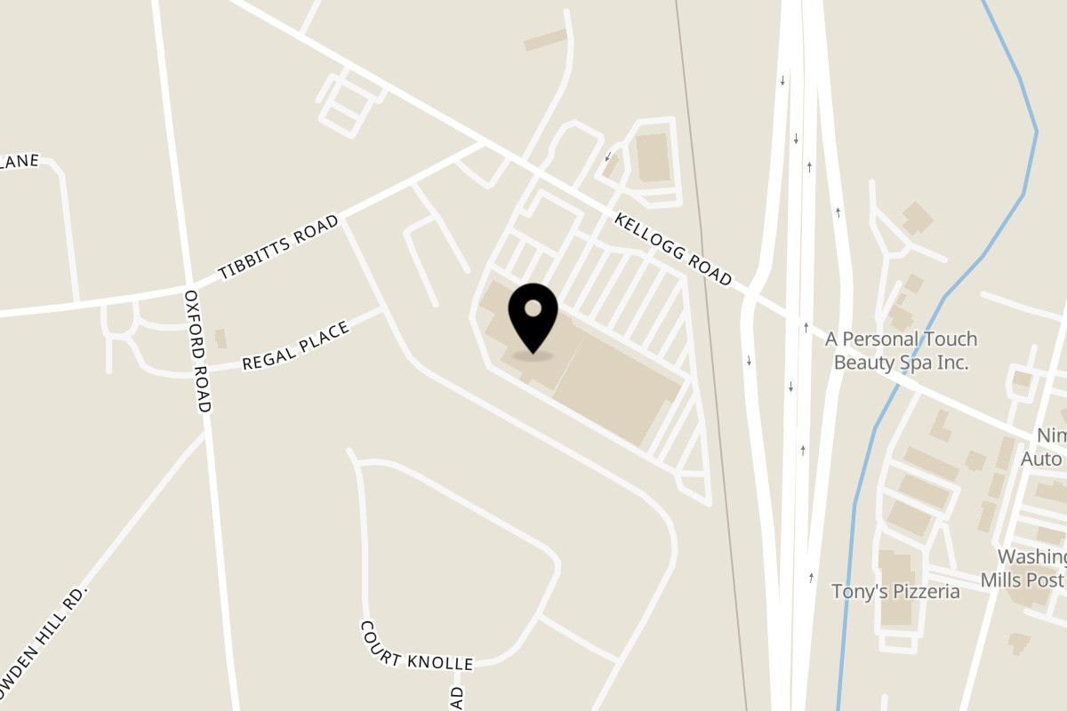 Map showing the location of Mister Mike's Gyros on 50 Kellogg Rd in New Hartford